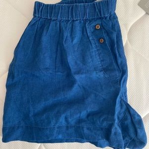 Everlane M Linen “Boxer” shorts in Dark Indigo